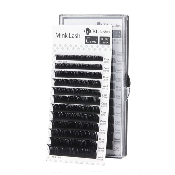 Mink Lashes Mixed Length - B, C, D, J Curl