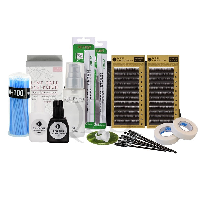 Blink Eyelash Extension Kit Mink Lash with Adhesive