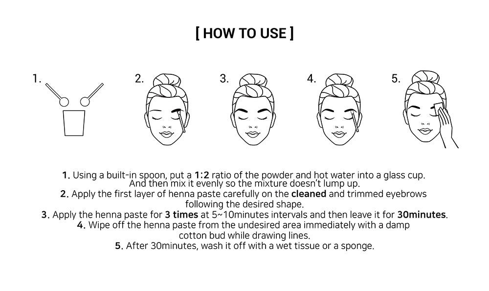 Eyebrow Henna Kit