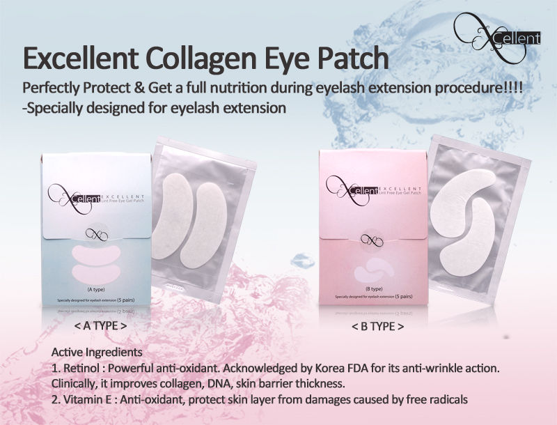 Excellent Lint Free Eye Gel Patches A, B Type