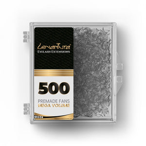 Premade Volume Fans 500 Curl C