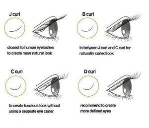 Premium Lashes Curl B, C, D, J