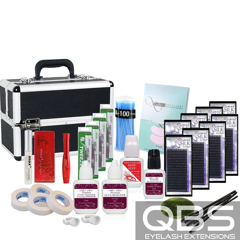 Kit with Box Case Professional Eyelash Extensions