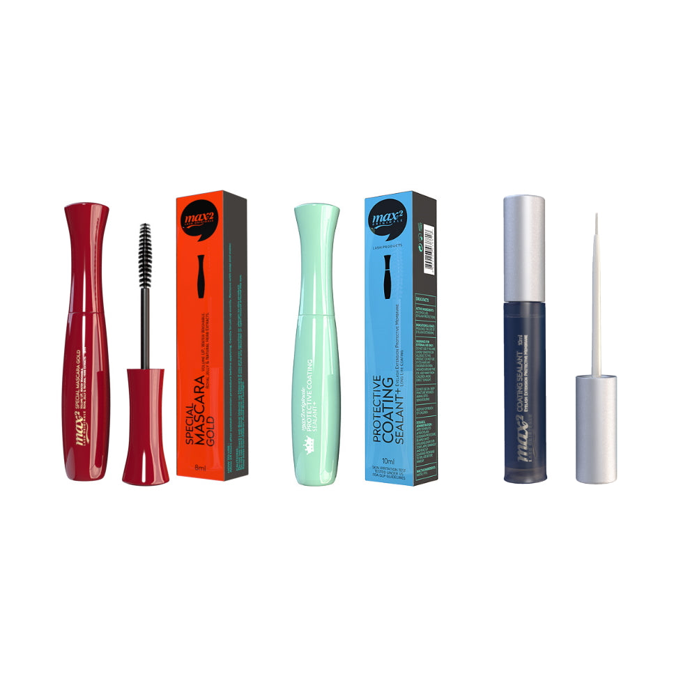 Eyelash Extension Mascaras & Sealants Oil-Free Special Mascara Gold & Other