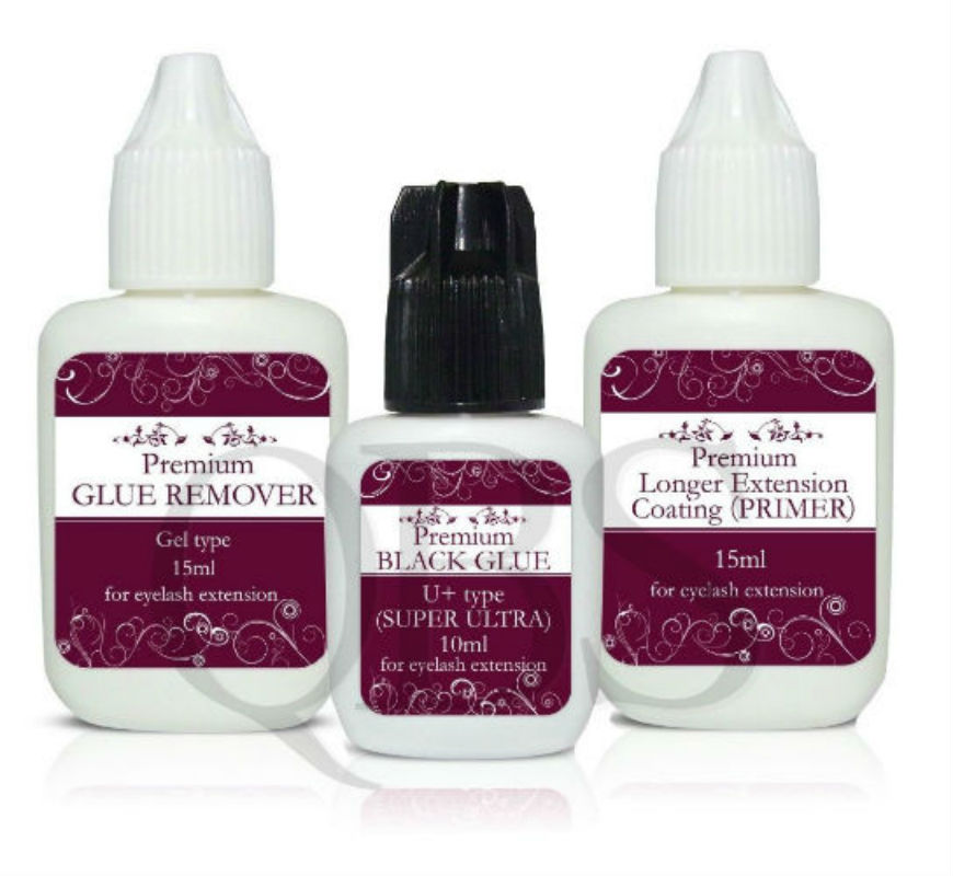 Premium Liquid Set: Ultra Plus Glue, Primer and Remover
